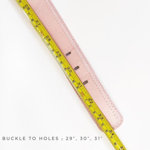 Escada Pink Leather Belt - Picture 10 of 11